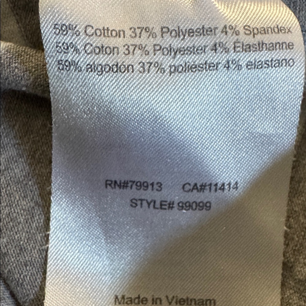 BumpStart Gray Stripe Maternity Top Medium Long Sleeve Stretch Tee Shirt - Picture 4 of 5